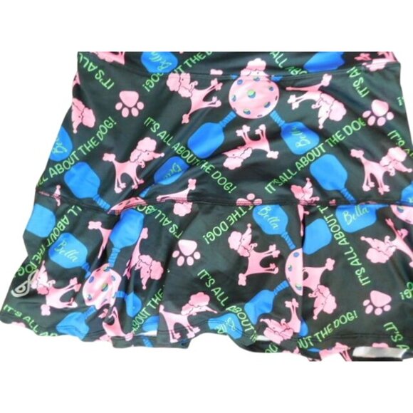 Bella Bella Sports Size L Large Pickleball Print Sporty Skort - Picture 2 of 2